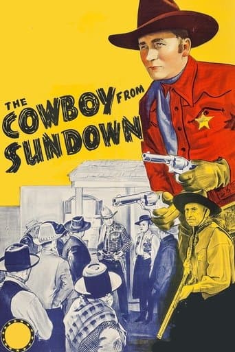 Movie poster for The Cowboy from Sundown