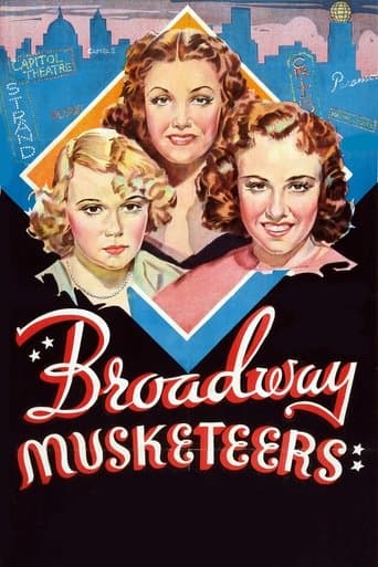 Movie poster for Broadway Musketeers