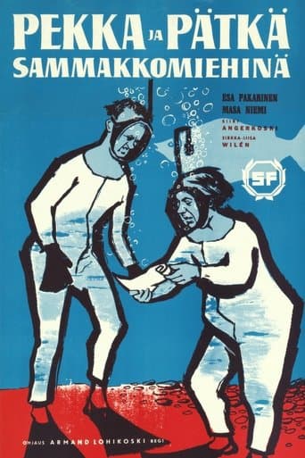 Movie poster for Pekka ja Pätkä sammakkomiehinä
