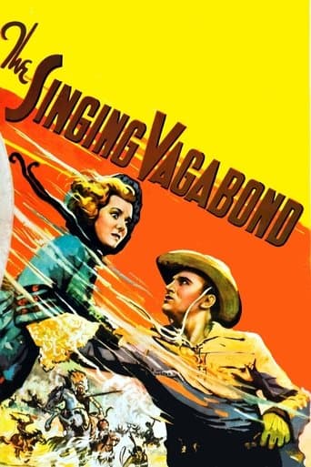 Movie poster for The Singing Vagabond