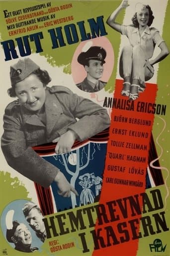 Movie poster for Hemtrevnad i kasern