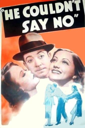 Movie poster for He Couldn't Say No