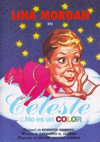 Movie poster for Celeste... no es un color