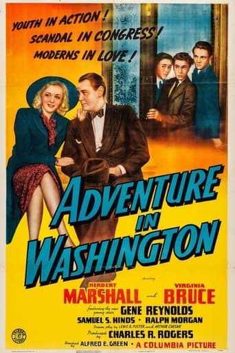Movie poster for Adventure in Washington