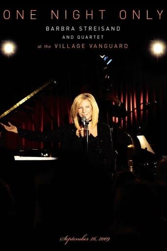 Movie poster for One Night Only - Barbra Streisand and Quartet at the Village Vanguard