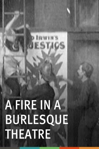 Movie poster for A Fire in a Burlesque Theatre
