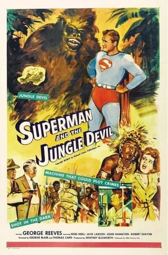 Movie poster for Superman and the Jungle Devil