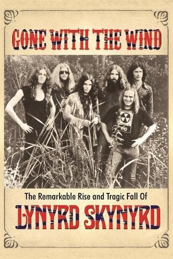 Movie poster for Gone with the Wind: The Remarkable Rise and Tragic Fall of Lynyrd Skynyrd
