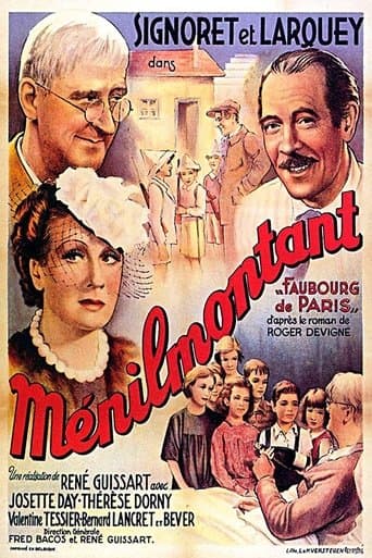 Movie poster for Ménilmontant