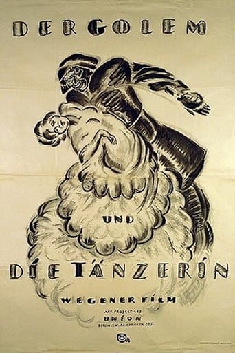Movie poster for The Golem and the Dancing Girl
