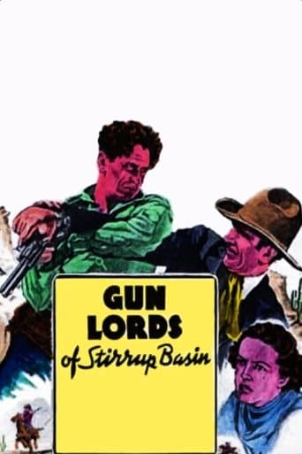 Movie poster for Gun Lords of Stirrup Basin