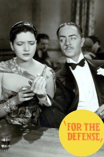 Movie poster for For the Defense
