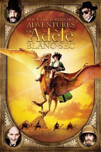 Movie poster for The Extraordinary Adventures of Adèle Blanc-Sec