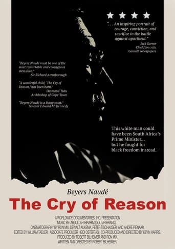 Movie poster for The Cry of Reason: Beyers Naude – An Afrikaner Speaks Out