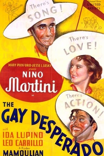 Movie poster for The Gay Desperado