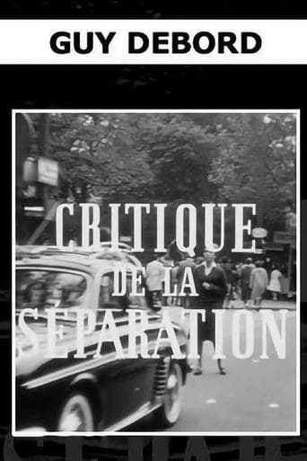 Movie poster for Critique of Separation