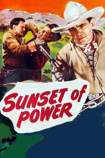 Movie poster for Sunset of Power