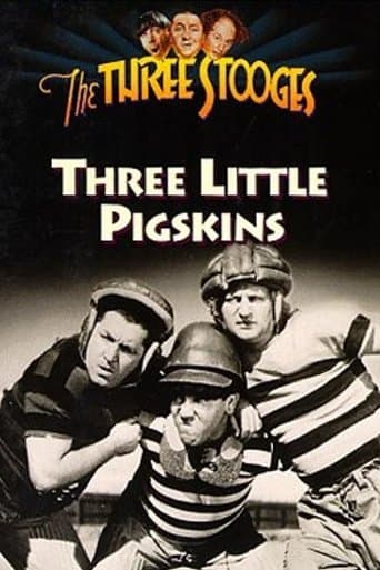 Movie poster for Three Little Pigskins