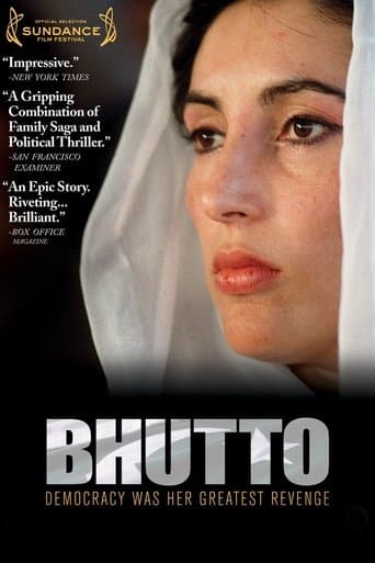 Movie poster for Bhutto