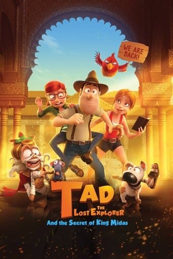 Movie poster for Tad, the Lost Explorer, and the Secret of King Midas