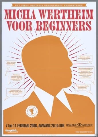 Movie poster for Micha Wertheim: Voor Beginners