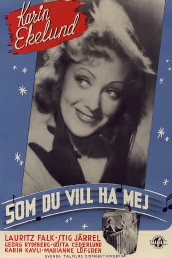 Movie poster for Som du vill ha mej