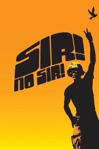 Movie poster for Sir! No Sir!