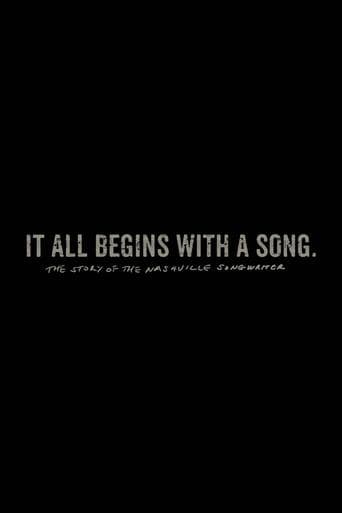 Movie poster for It All Begins with a Song: The Story of the Nashville Songwriter