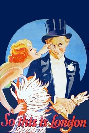 Movie poster for So This Is London