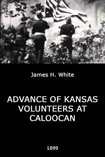Movie poster for Advance of Kansas Volunteers at Caloocan