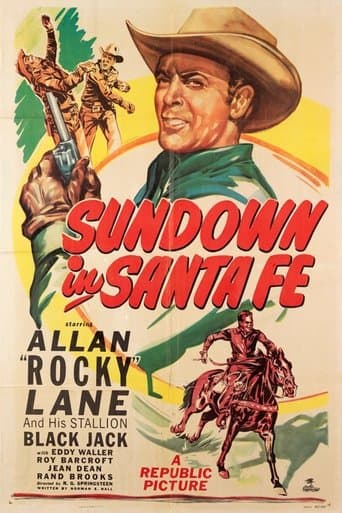 Movie poster for Sundown in Santa Fe