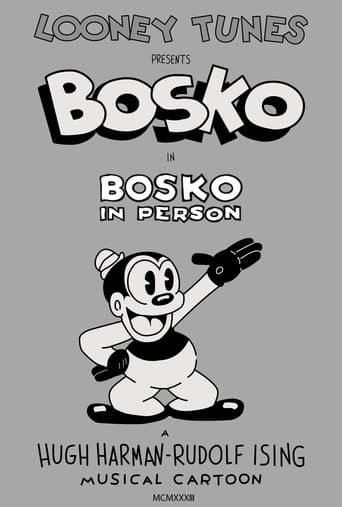 Movie poster for Bosko in Person