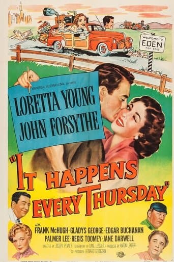 Movie poster for It Happens Every Thursday