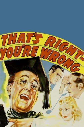 Movie poster for That's Right – You're Wrong