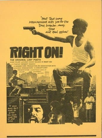 Movie poster for Right On!