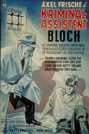 Movie poster for Kriminalassistent Bloch