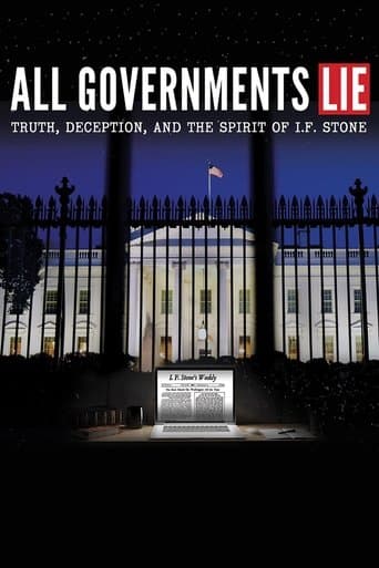 Movie poster for All Governments Lie: Truth, Deception, and the Spirit of I.F. Stone