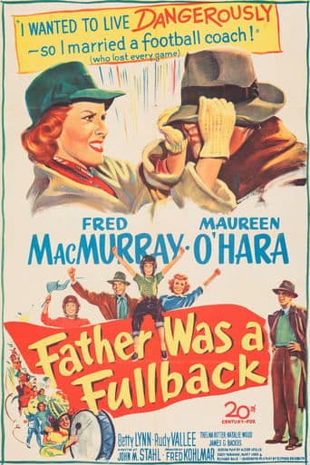 Movie poster for Father Was a Fullback