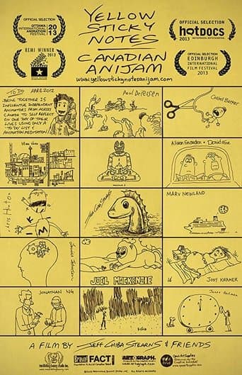 Movie poster for Yellow Sticky Notes: Canadian Anijam