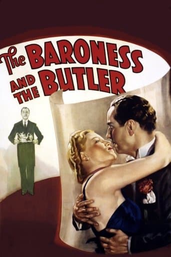 Movie poster for The Baroness and the Butler