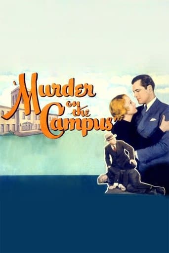 Movie poster for Murder on the Campus