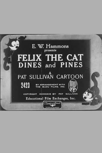 Movie poster for Felix the Cat Dines and Pines