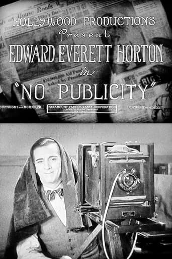 Movie poster for No Publicity