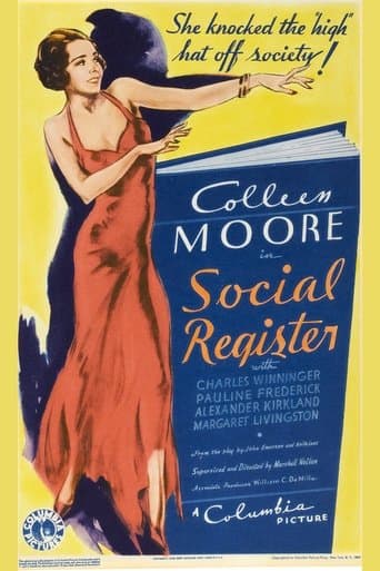 Movie poster for Social Register