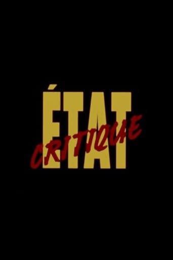 Movie poster for État critique