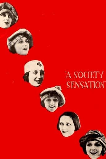Movie poster for A Society Sensation