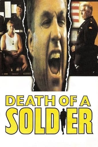 Movie poster for Death of a Soldier