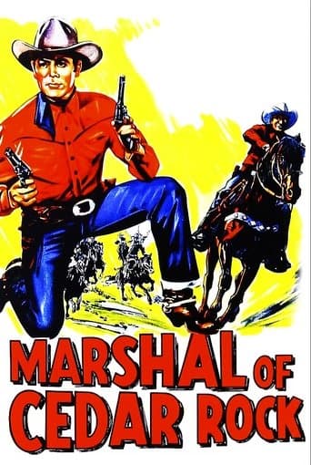 Movie poster for Marshal of Cedar Rock