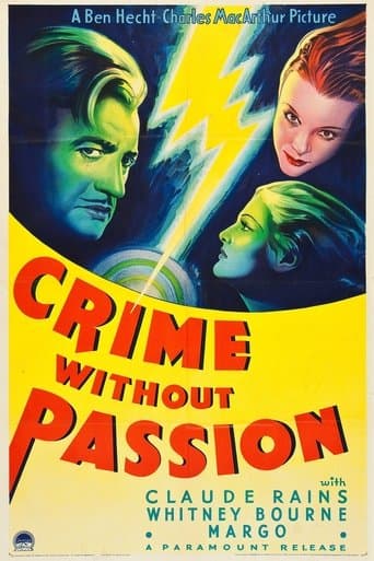 Movie poster for Crime Without Passion