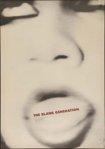 Movie poster for The Blank Generation